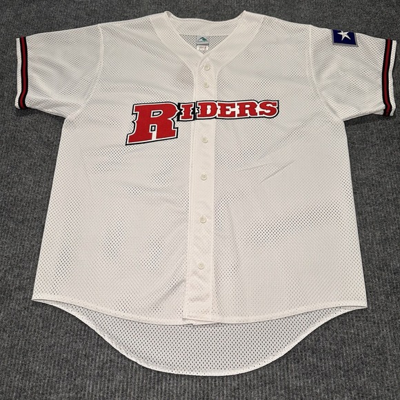 Frisco RoughRiders MiLB Baseball Jersey Adult Size XL RARE‎ Vintage embroidered